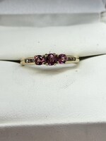  Size 6 1/4 Pink stone ring