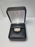  Lady's Silver Ring: 4g Silv-925 Size:5.5, 8mm