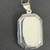 Silver Pendant: 7.3g Silv-925, Rectangular Locket. 29x21mm