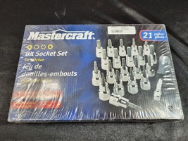 Mastercraft Collection 21 Piece Bit Socket Set 3/8" DRIVE
