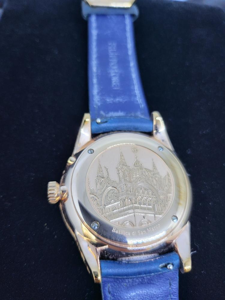 Gent's Wristwatch: Filippo Loreti Model Venice Moonphase Blue