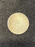 Francaise Republique 1 Franc - 1917 -  83% Silver
