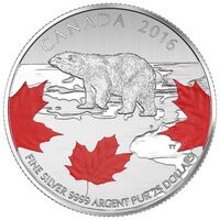 Canada 2016 True North 25 Dollar Silver Coin