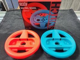 Orzly 2 Pack of Racing Wheels for Switch