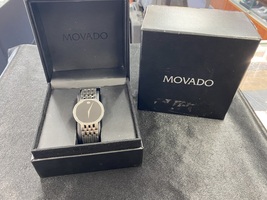Movado Watch 560048013 - Esperanza Quartz Black Dial Men;s Watch