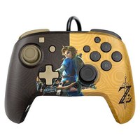 PDP Gaming Zelda Faceoff Deluxe + Audio Wired Controller