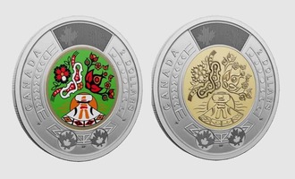 RCM Indigenous Peoples Day Colourized Toonie