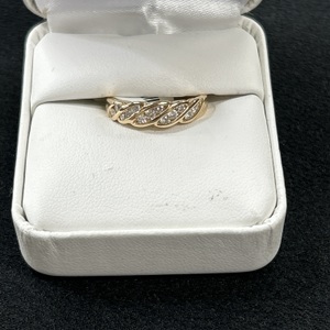  Yellow Gold Band Ring Sz:5 1/2 2.93gms 14kt 13