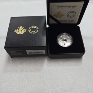 Royal Canadian Mint 2020 5$ fine silver coin Birthstones With Swarovski Crystals: February - Amethys