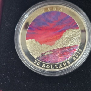 Royal Canadian Mint 2017 $20 Fine Silver Coin Weather Phenomenon Fiery Sky 