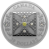 Royal Canadian Mint 2022 $20 Fine Silver Coin Her Majesty Queen Elizabeth II's Diamond Diadem
