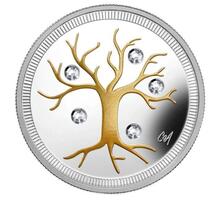 Royal Canadian Mint 2014 $3 Fine Silver Coin Jewel of life