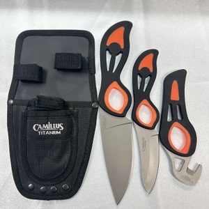 Camillus Titanium Camillus Titanium Fixed Blade Knife 3Pc Set