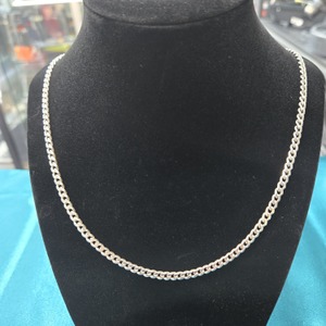 24"  Sterling Silver Curb Chain 4mm, 22.6g