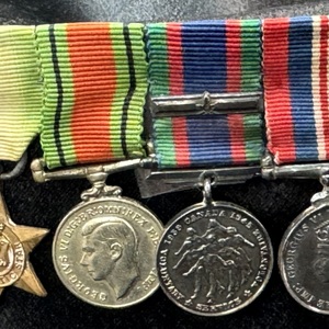 Canada 6x War Medals: Volunteer Service Medal, The Defence Medal, 1939-1945 War Medal, Canadian Forc