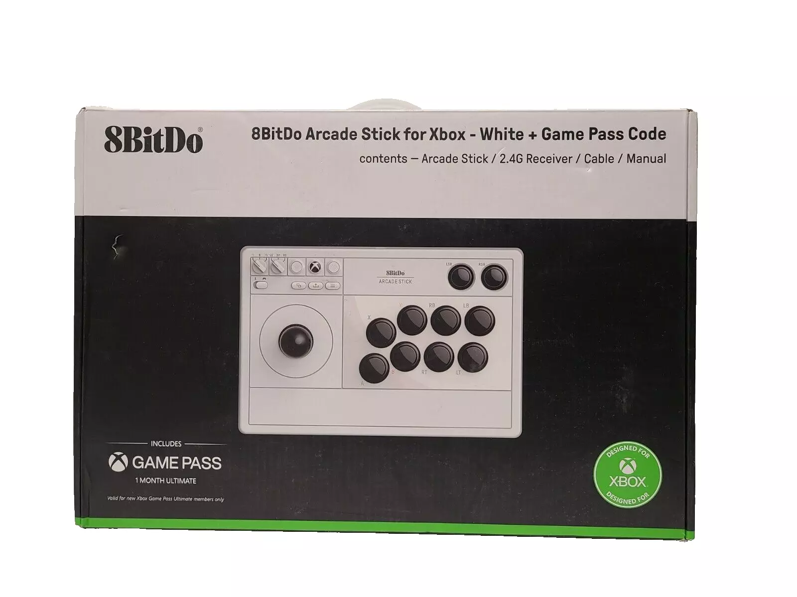 Gaming Accessories Xbox Series X/S Sony 8bitdo Arcade Stick for Xbox-White Game 