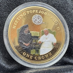 Gold Plated 2014 One Crown Meeting Pope John Paul II