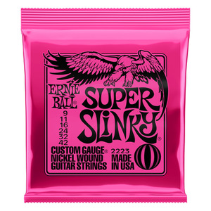 Super Slinky 9-42 Electric Guitar Strings