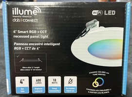 illume 4" Smart RGB+CCT recessed panel light