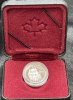 Royal Canadian Mint Canada 2000 First French Canadian Regiment 5 Cent Proof Sterling Silver Coin.