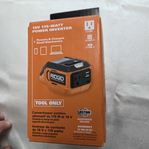 Ridged 18V Cordless AC Inverter (Tool-Only) AC86097