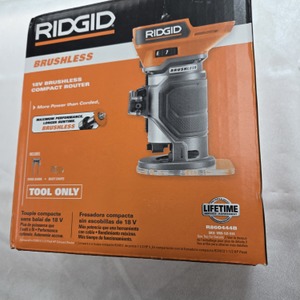 Ridgid Tool 18V Brushless Cordless Compact Router (Tool Only) R860444B