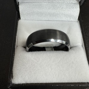  Tungston Black 0.000 Band 15.90gms Ring Sz:12