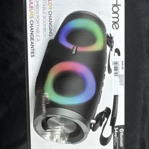 iHome Color Changing Portable Boombox