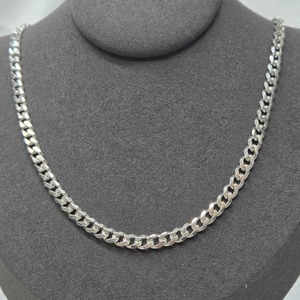  .925 Sterling Silvere Curb Chain 19 1/2" long, 4mm Wide