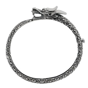 NEW Sterling silver, dragon bangle, 11mm width