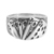 Brand New Size 10 Sterling silver, poker cards ring, 12mm width