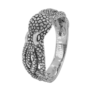 Brand New Size 7 Sterling silver, octopus ring, 8mm width