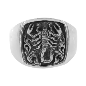 Brand New Size 10 Sterling silver, scorpion ring, 17mm width