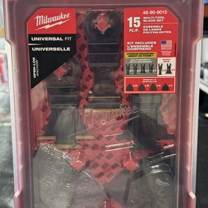 Milwaukee OPEN-LOK 15PC Multi-Tool Blade Kit w/ Modular Case SN: 98071001758512