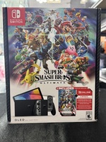 Nintendo super Mario bros OLED Switch Console with 2 games