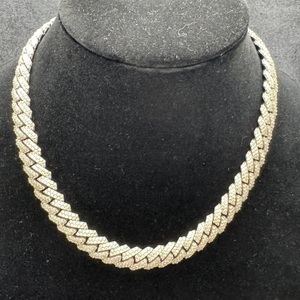 With cubic zirconia