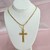  Brand New 22K Gold Chain with Beautiful Cross Pendant. 16.1g 20 1/4" Long