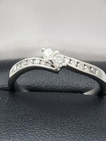 10K, Size 8, 2.1g Lady's Diamond Engagement Ring
