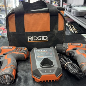Tools-Power Ridgid 12vComboKit R82005 R82230,2x battries12V Hyper Lithium & bag